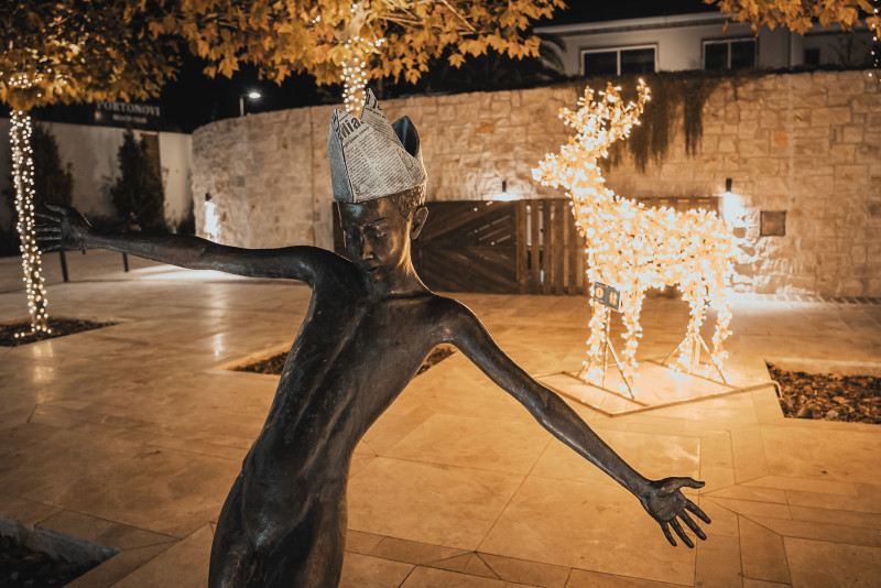 Christmas decorations at Portonovi